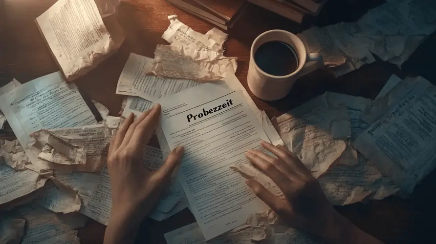 Gesprächssituation während der Probezeit