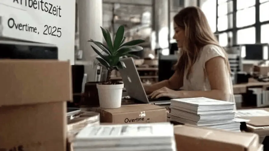 Überstunden verwalten im Büro