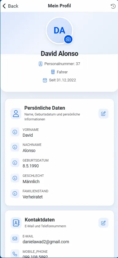 Profil Übersicht