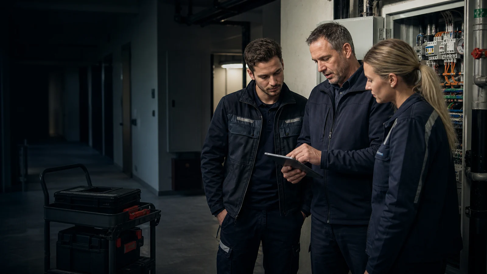 Facility-Manager und Gebäudetechniker stimmen ihre Einsätze digital ab